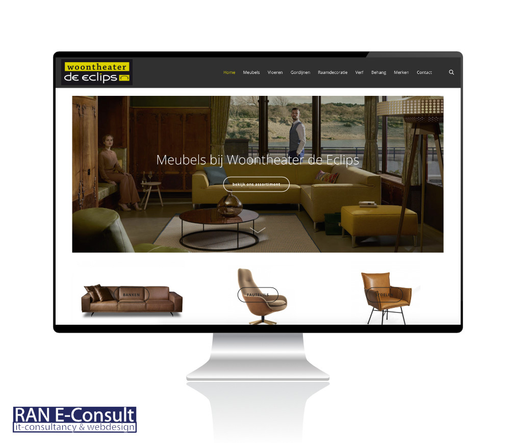 Woontheater Eclips Assen website by RAN E-consult