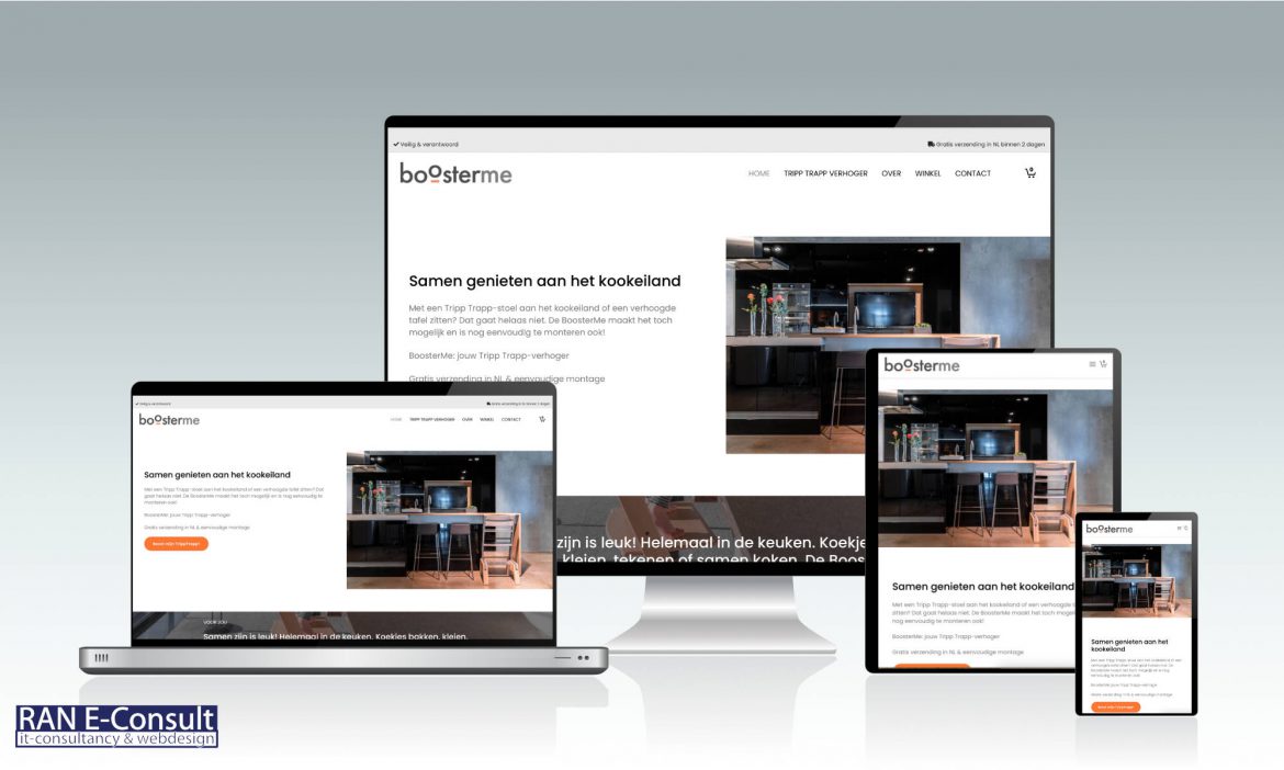 Boosterme website door RAN-E Consult