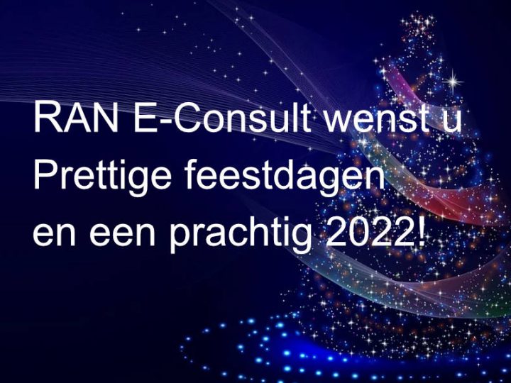 RAN E-Consult wenst u alle goeds voor 2022!
